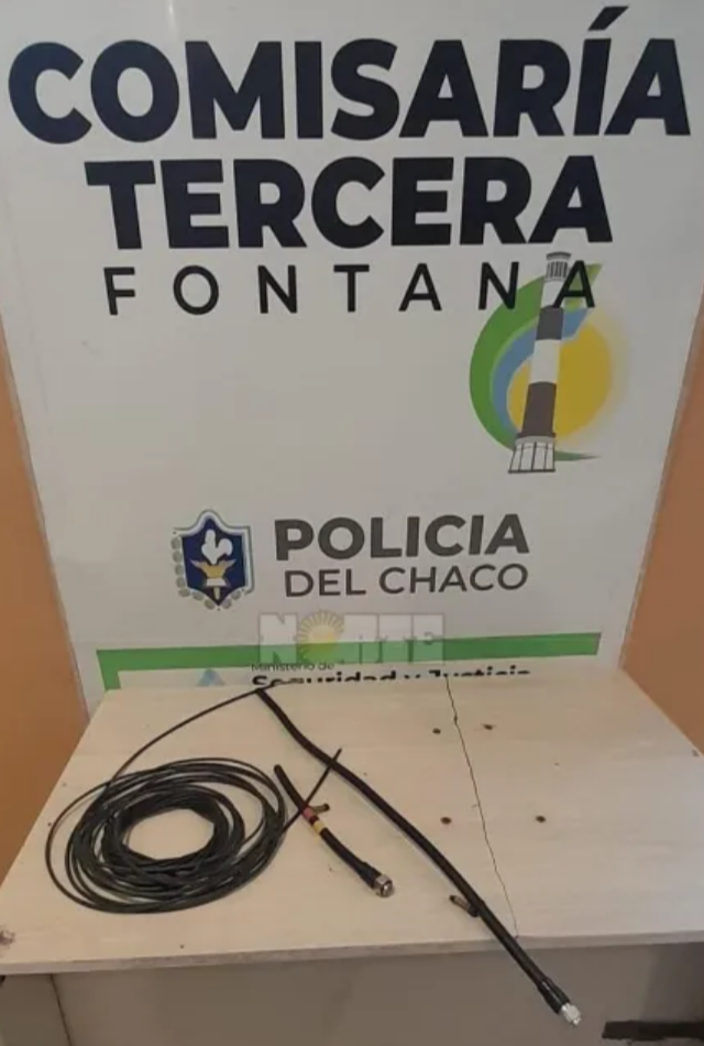 VillaOcampoSF . Fontana Chaco Subi a una antena de casi 100